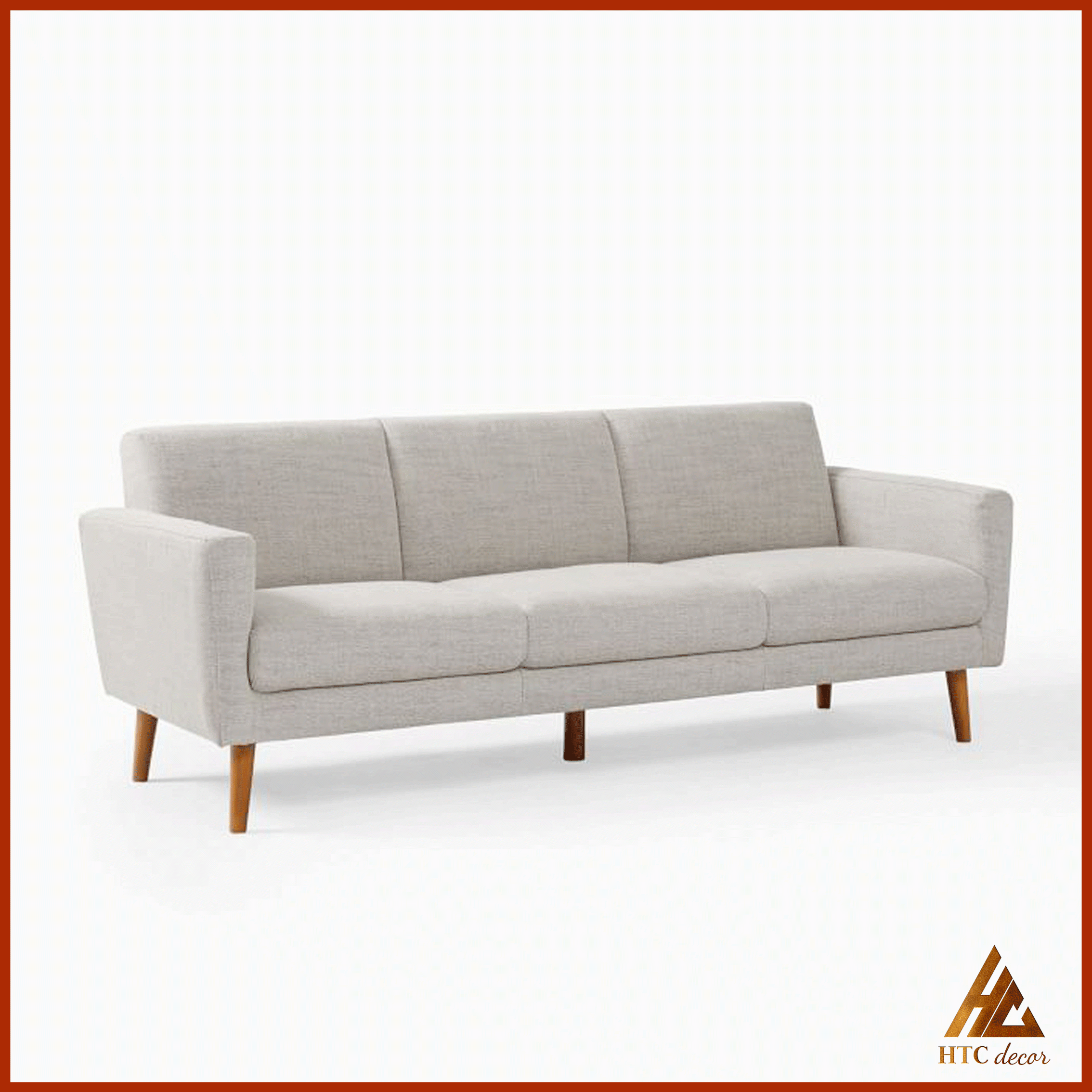 Ghế Sofa Băng Oliver 3 Chỗ Vải Bố